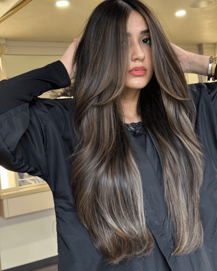 Rich Ash Brunette Layers