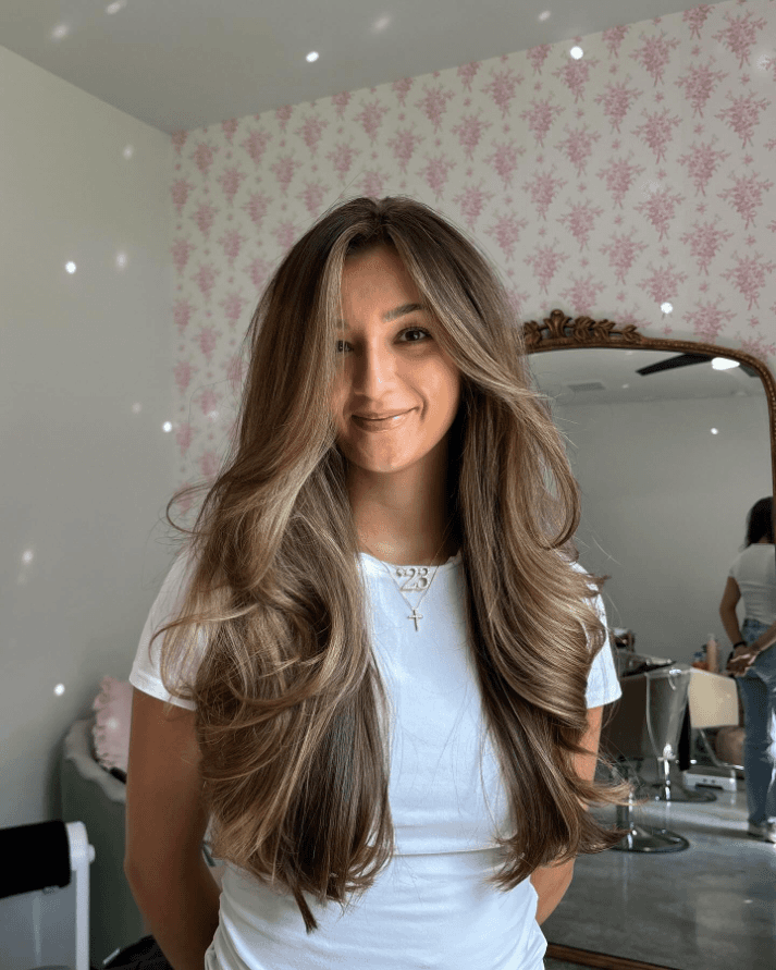 Naturally Flowy Brunette Layers