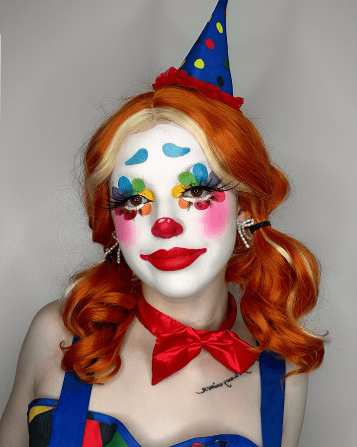 Whimsical Colorful Clown Style