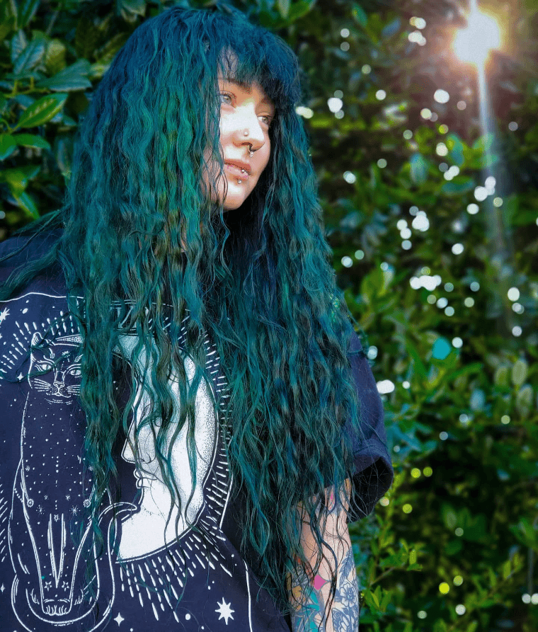 Mystical Teal Tresses Enchant