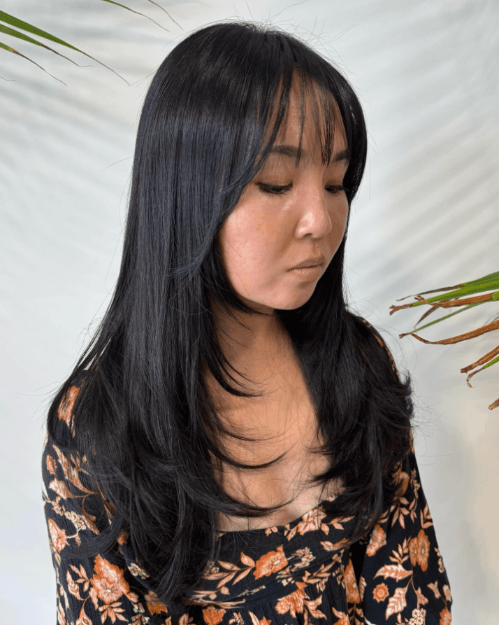 Effortless Layers and Bangs