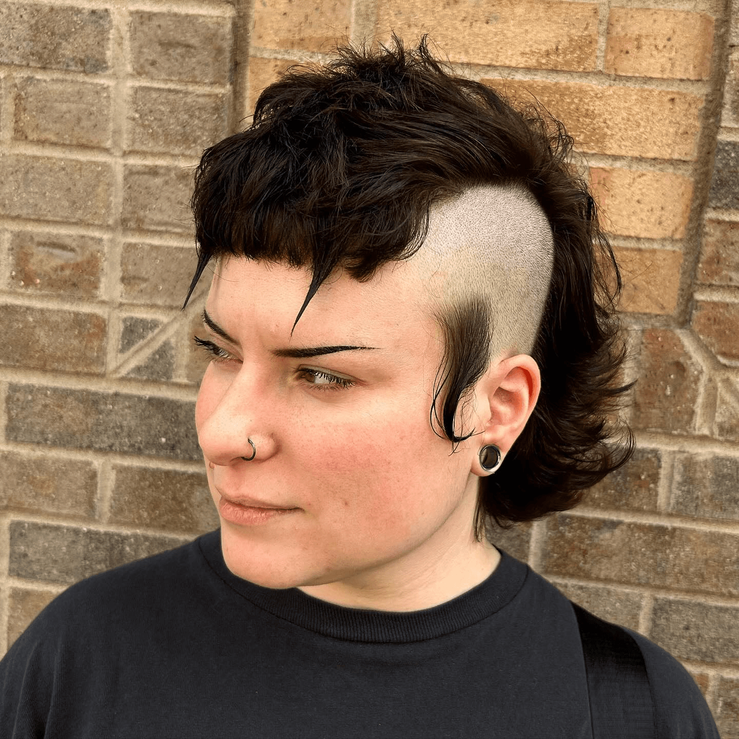 Bold Undercut Mullet Statement