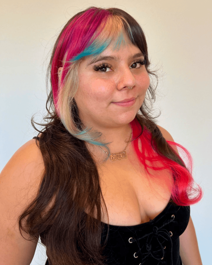 Vibrant Multicolor Hair Artistry