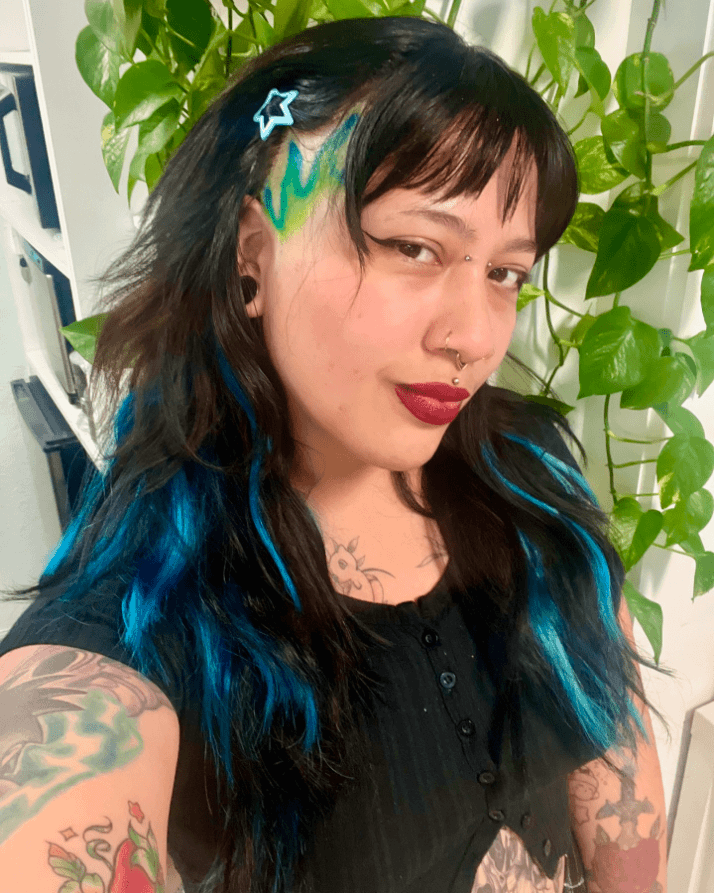 Bold Whimsical Hair Vibes