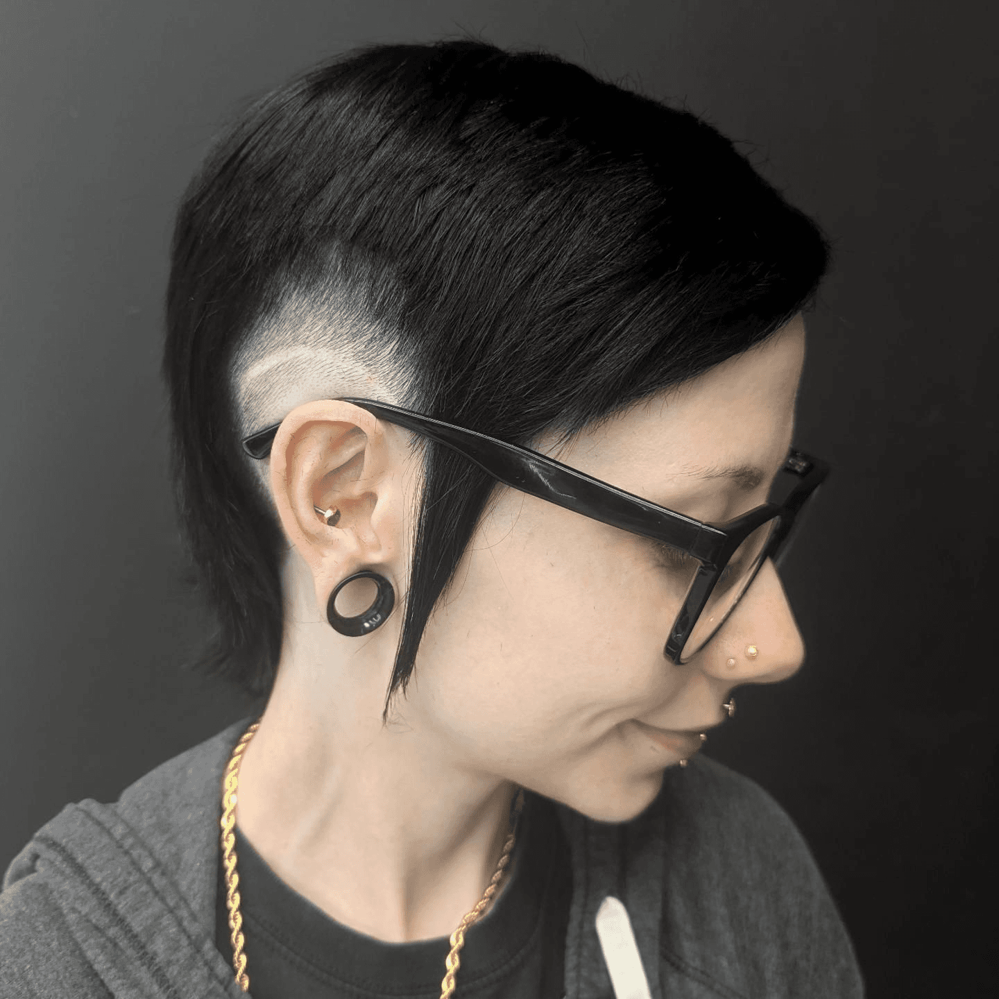 Bold Undercut Pixie Style