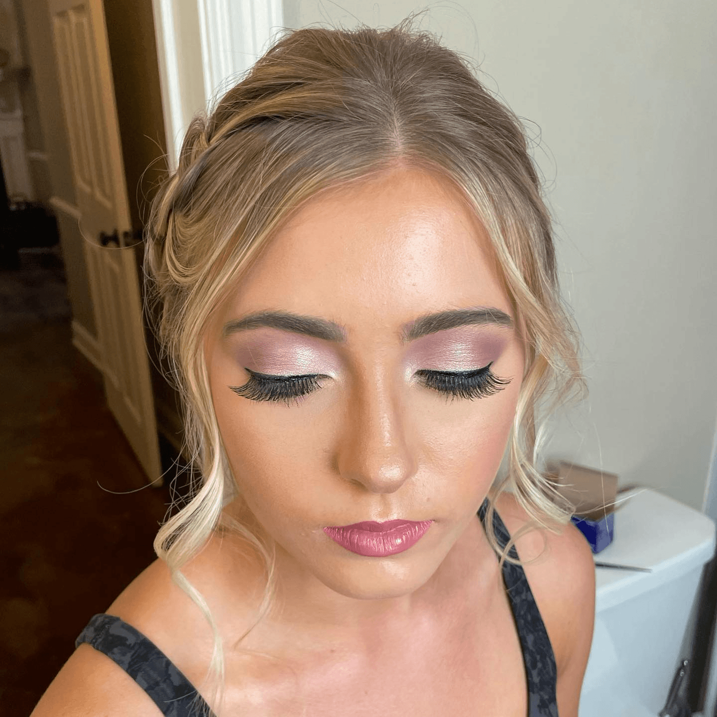 Effortlessly Romantic Homecoming Updo