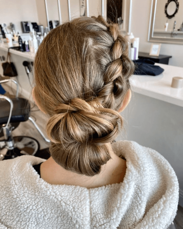 Elegant Braided Bun Masterpiece