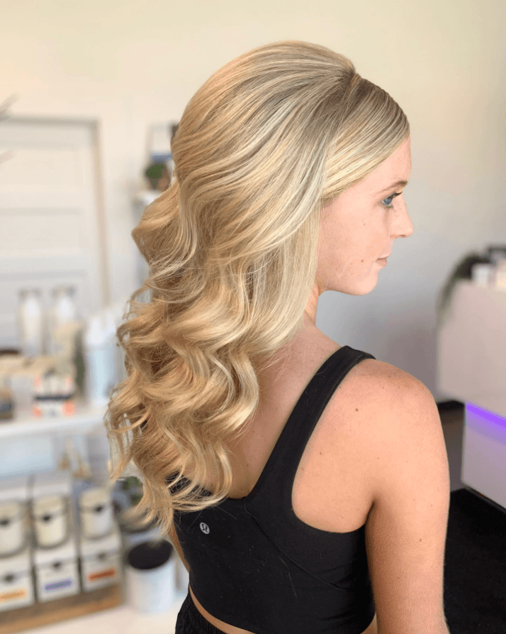 Effortlessly Elegant Homecoming Hairstyle