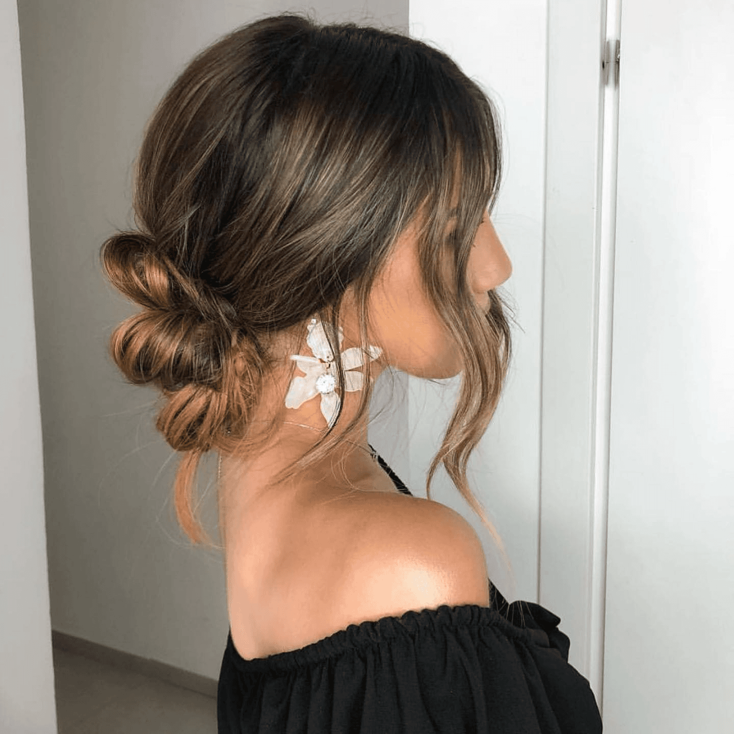 Effortless Romantic Waves Updo