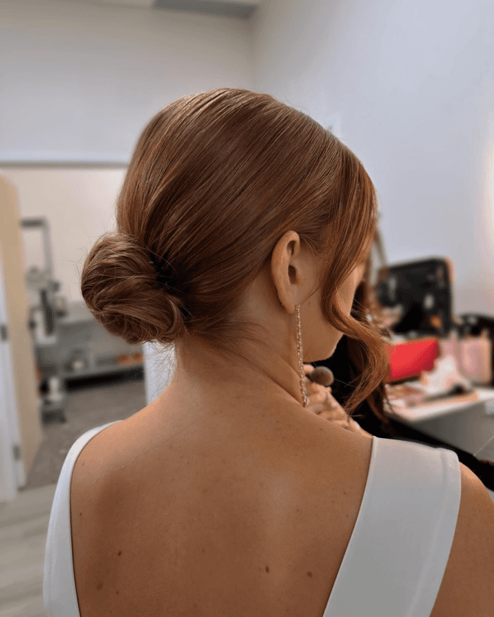 Elegant Low Bun Grace