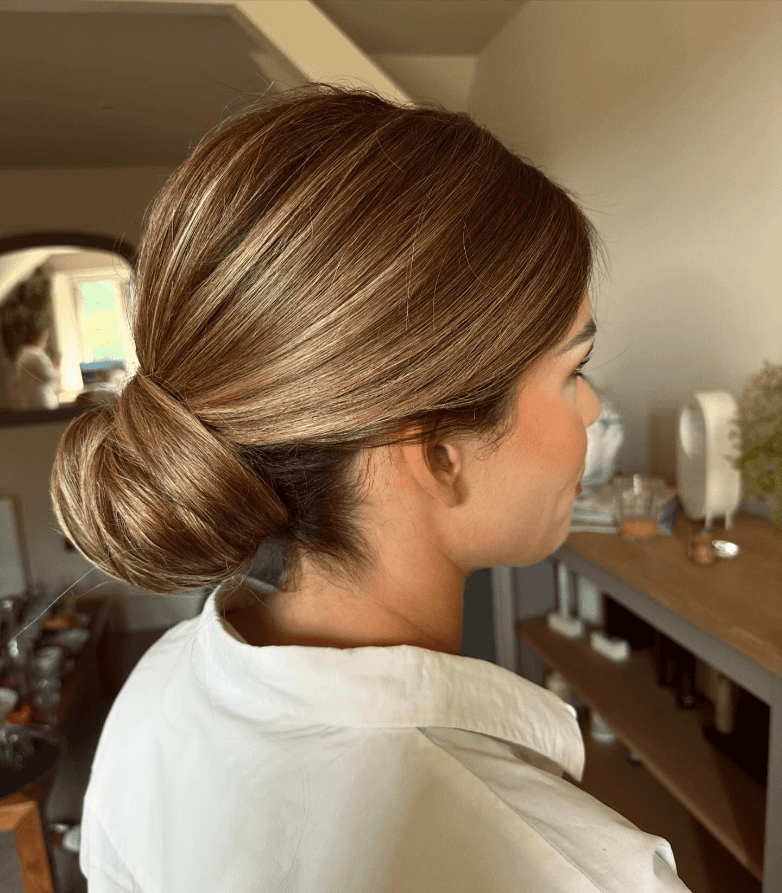 Effortlessly Elegant Low Bun