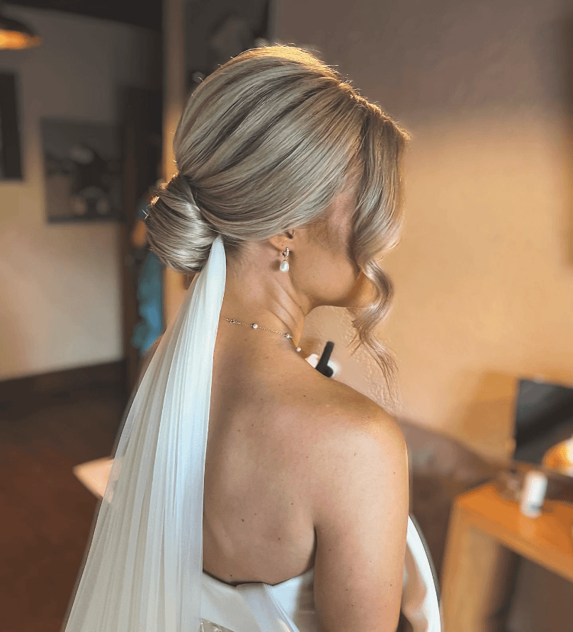 Elegant Low Bun Perfection