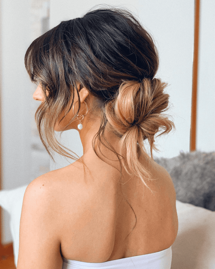 Effortlessly Romantic Waves Updo