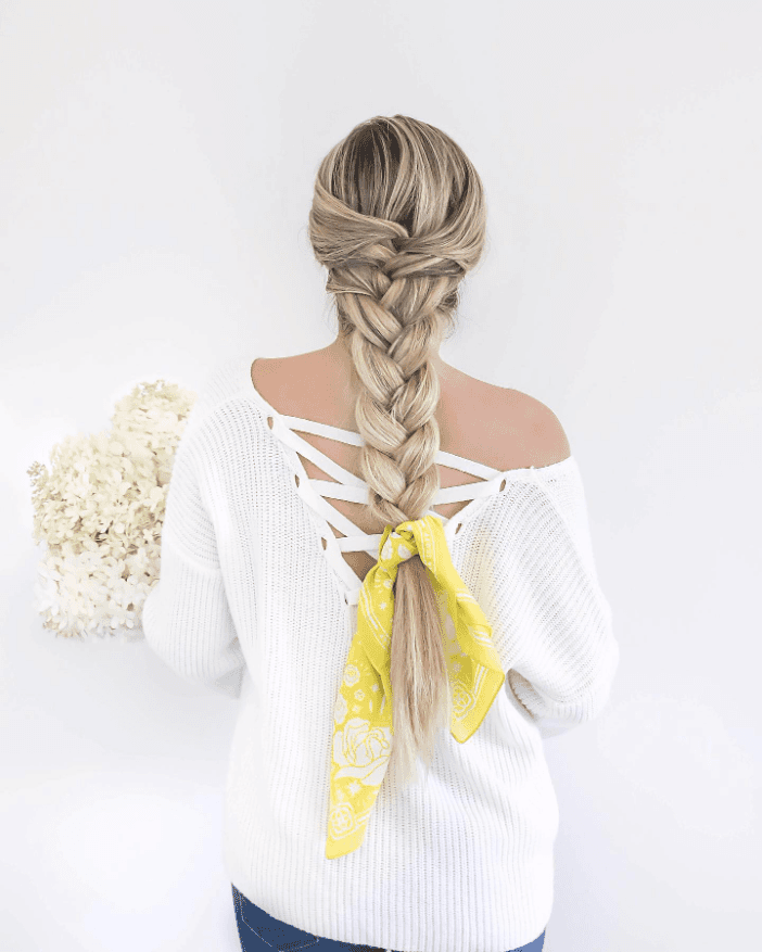 Braided Elegance with Sunshine