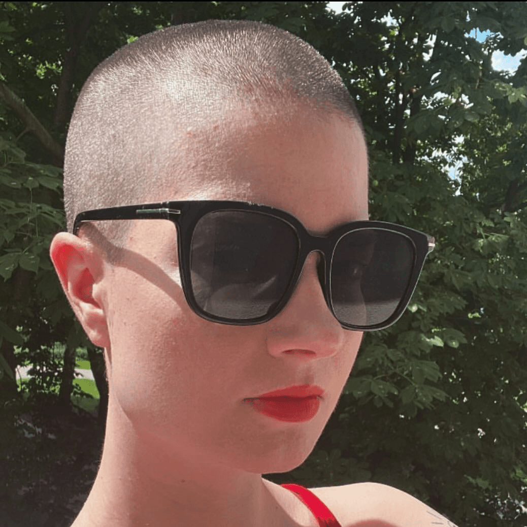 Bold Buzzcut Confidence