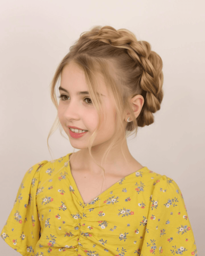 Elegant Summer Crown Braid