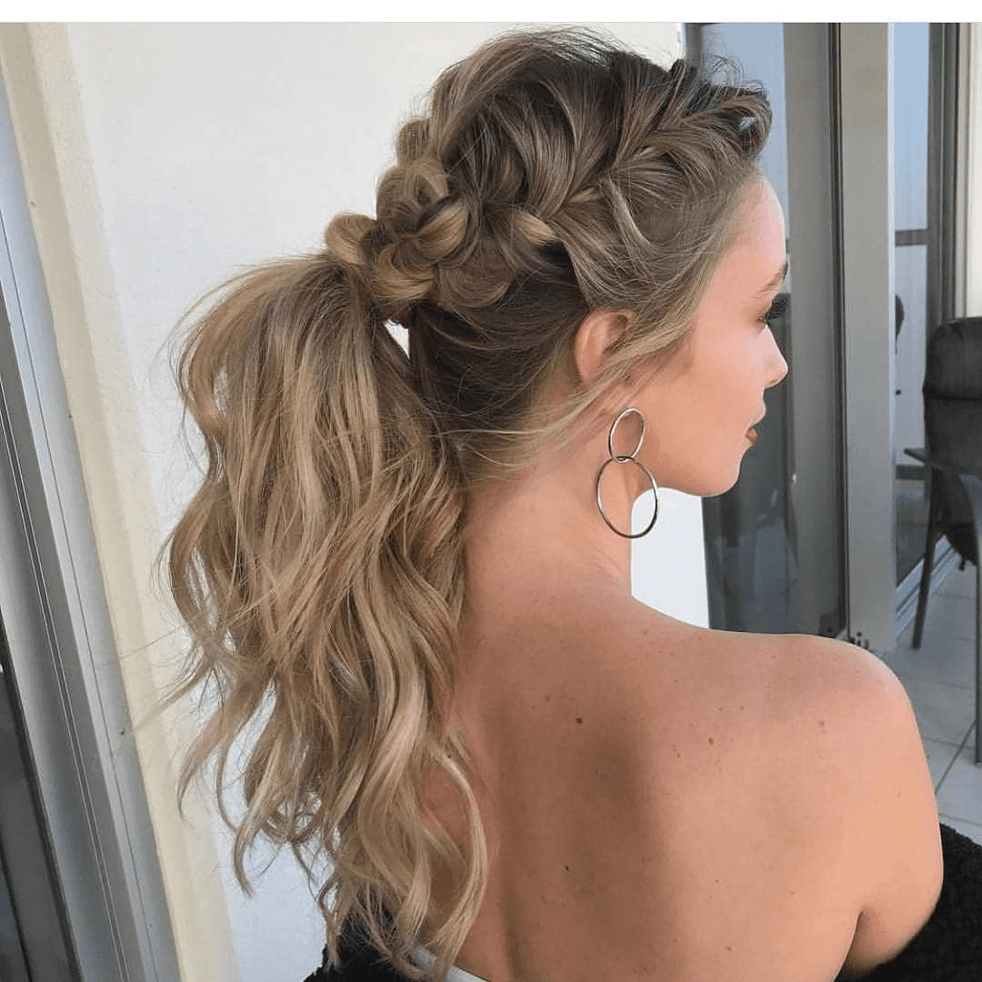 Braided Waves Breezy Updo