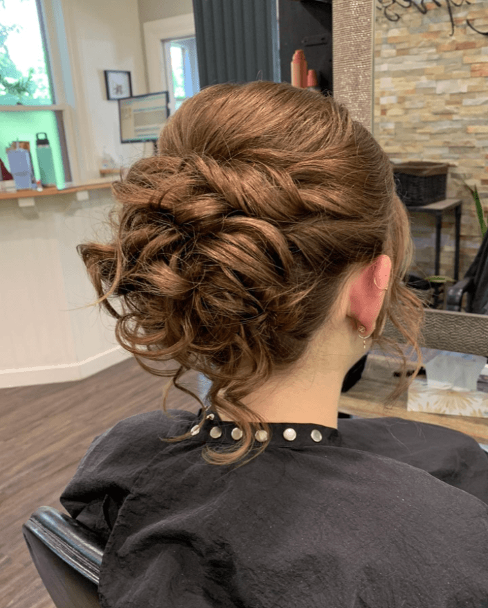 Effortless Glam Long Updo