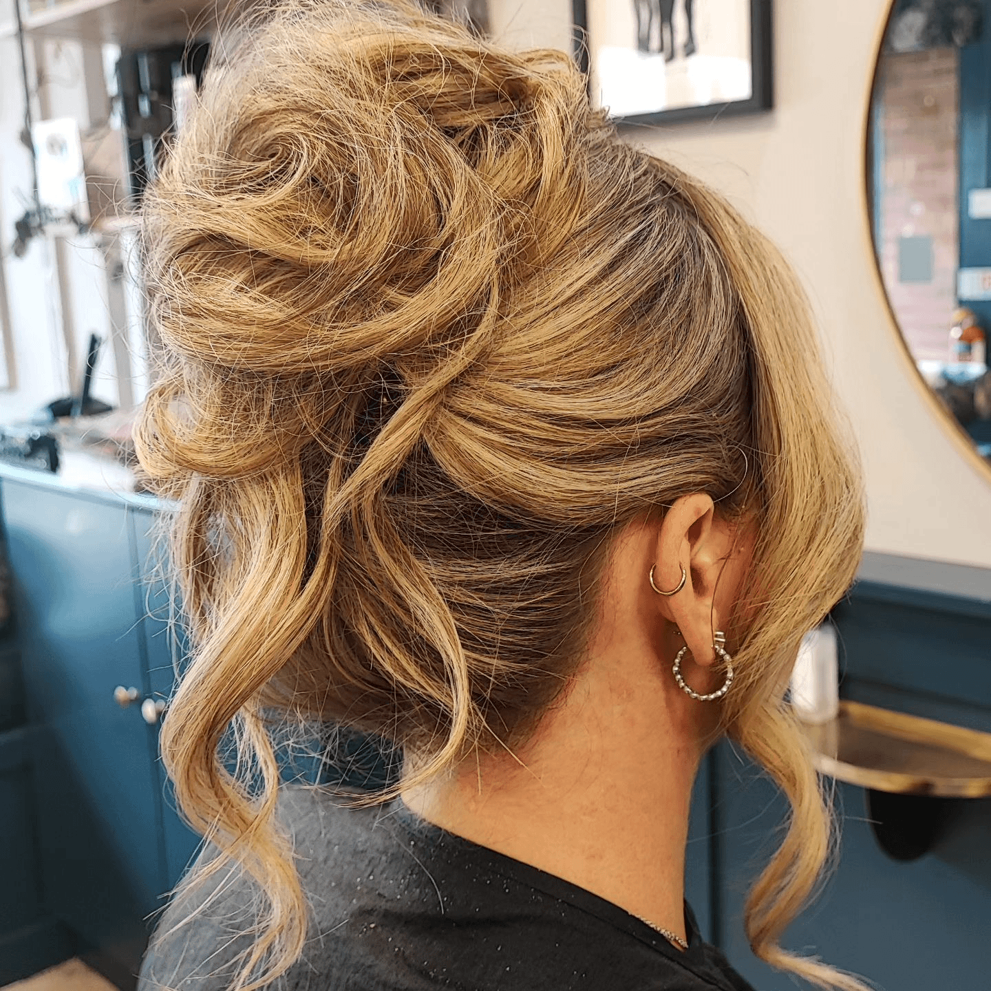 Elegant Summer Curls Updo