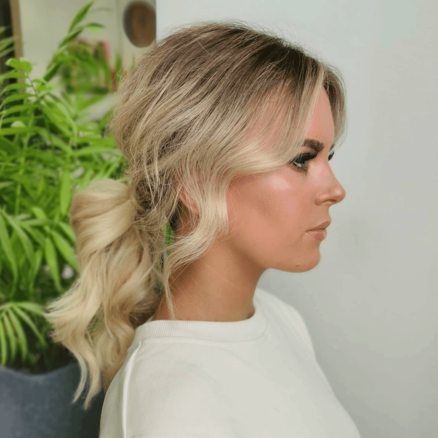 Timeless Romantic Side Ponytail