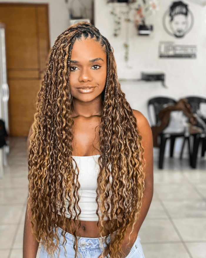 Braided Waves Sun-kissed Beauty