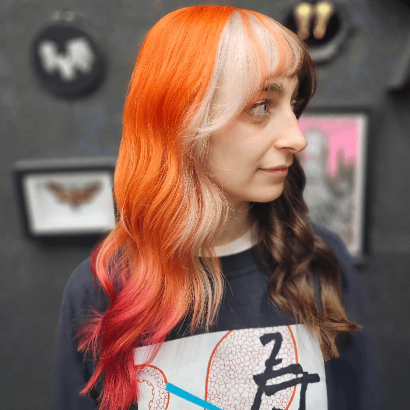 Edgy Vibrant Fox Hair