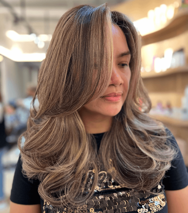 Ethereal Waves Butterfly Haircut