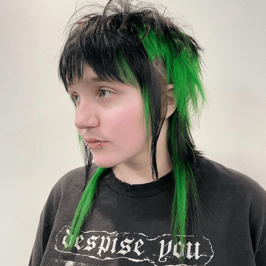 Neon Punk Jellyfish Hair