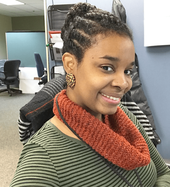 Elegantly Braided Crown Bun