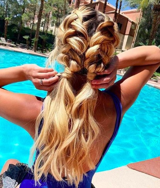 Poolside Braids and Waves