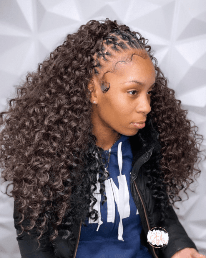 Lush Cascading Crown Curls