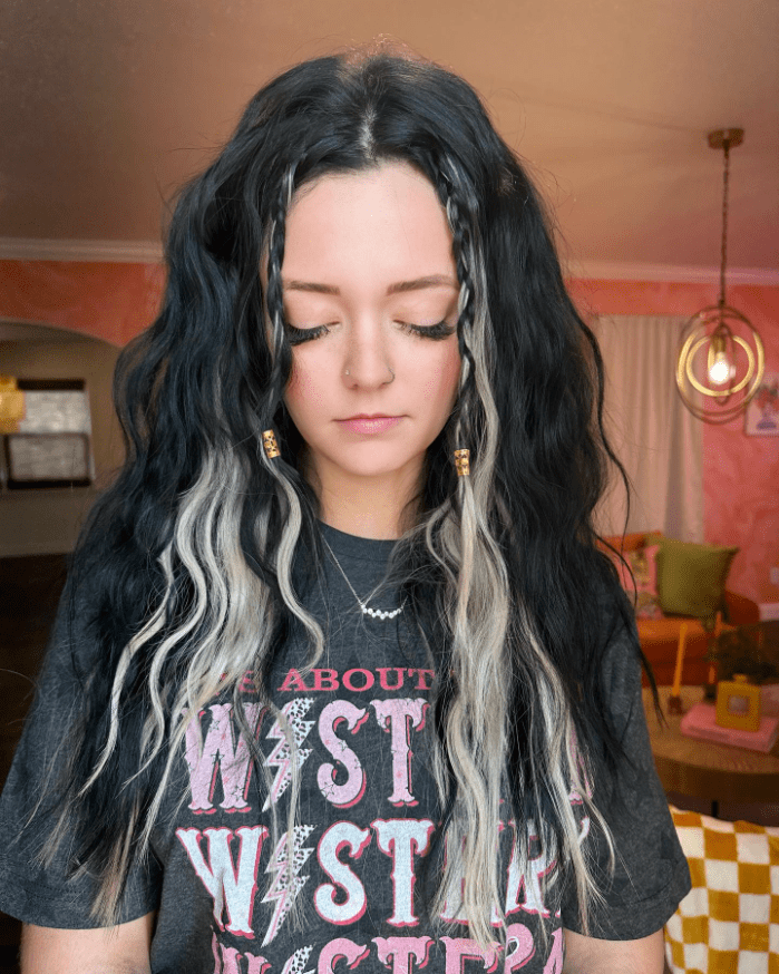 Bold Waves Braided Highlights