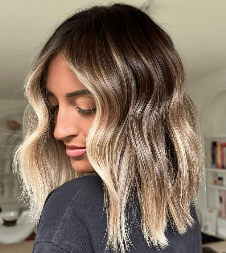 Bold Balayage Beach Waves