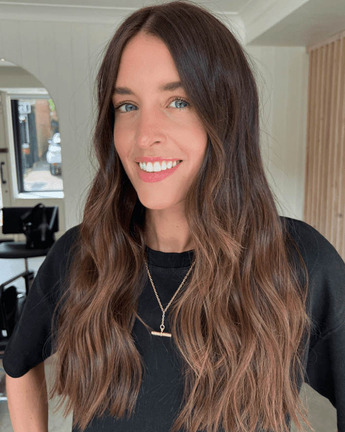 Sun-Kissed Brunette Locks