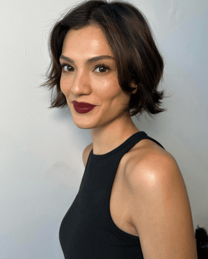 Effortlessly Chic Tousled Bob