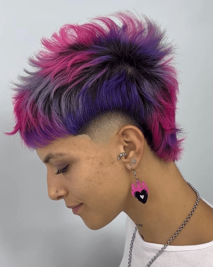 Bold Vibrant Pixie Transformation