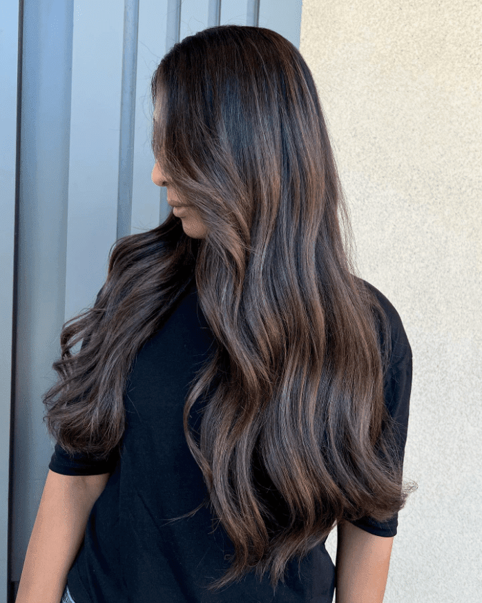 Elegant Cascades of Lush Hair