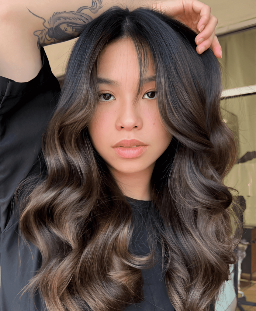 27 Stylish Black Hair with Lowlights Ideas