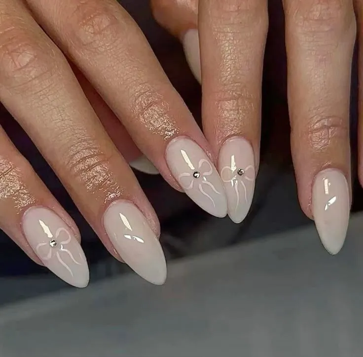 Coquette Bow Nails