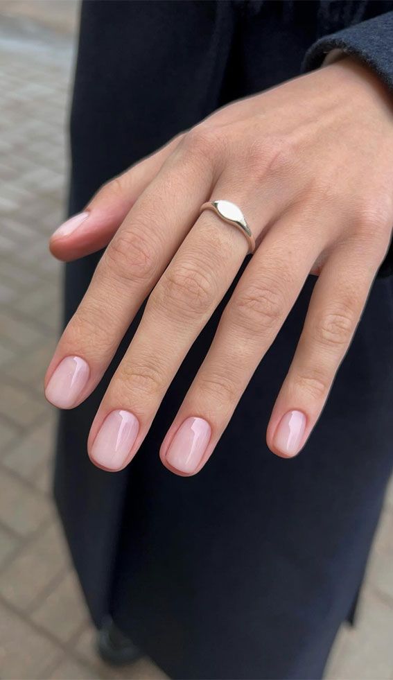 Ideas Manicure of Strawberry Milk Nails