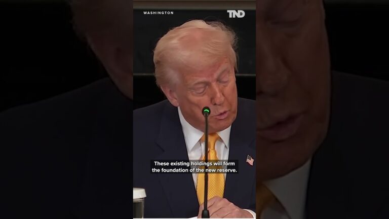 “Never sell your bitcoin,” says Trump during the Crypto top of the White House
