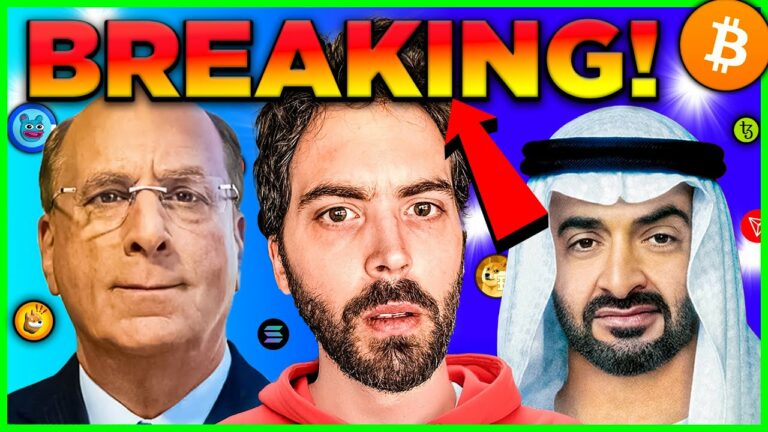 Abu Dhabi & BlackRock enormous Bitcoin News! (7 crypto coins)