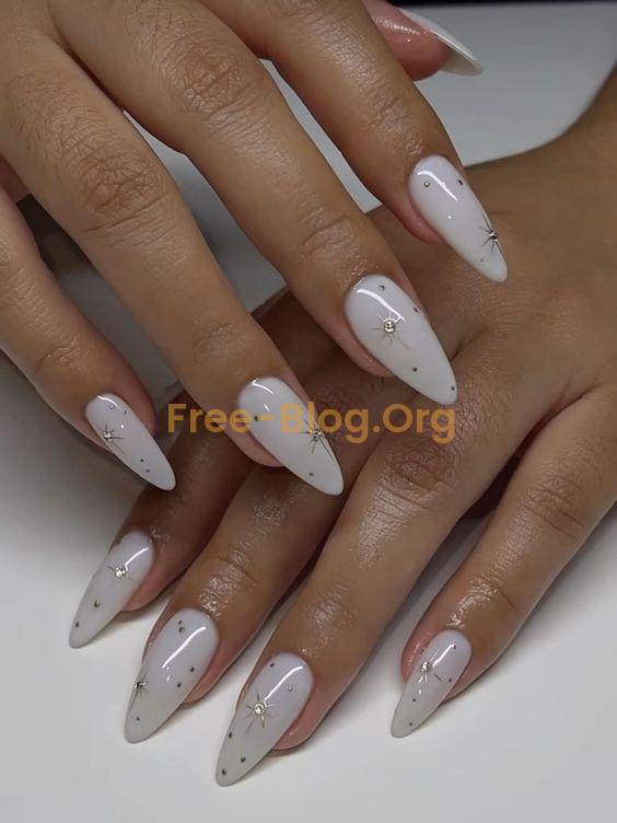 29 ideas for white nails for your other minimal manicure