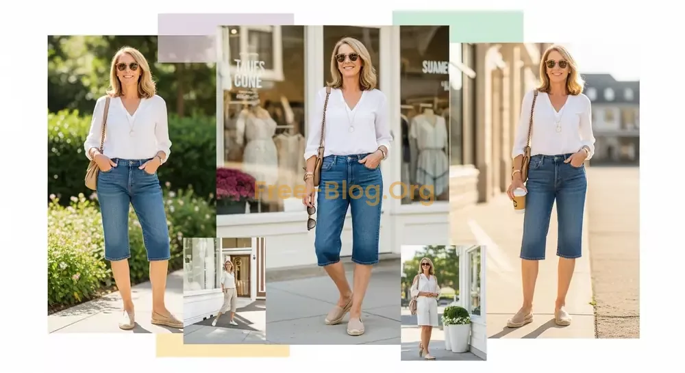 21 Bermuda Shorts Outfits That Surprised Me After 50 (In the Best Way)