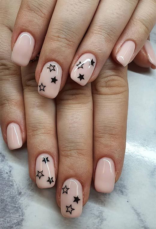 Ideas for Nail Black Star 2025