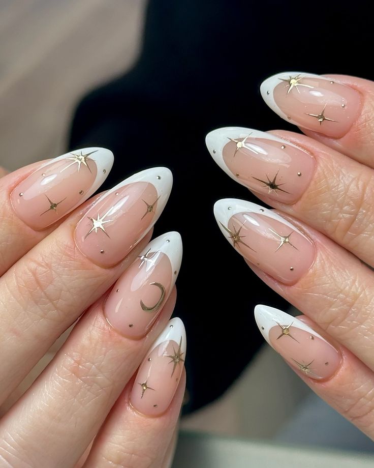 Moon and Star Nails Designs 2025