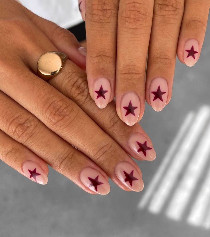 Red Star Nails Designs 2025