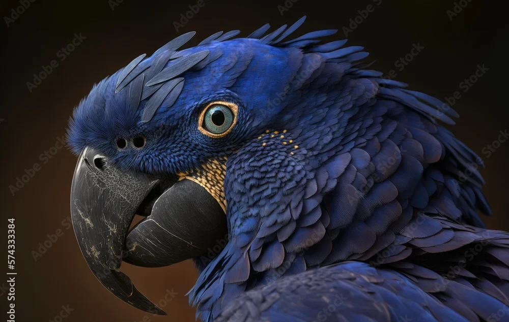 Witness the majestic beauty of the Hyacinth Macaw and Pelican soaring together in perfect harmony. Nature