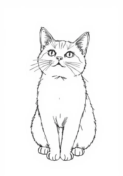 Explore the joy of creativity with our adorable baby cat drawing for kids. Let imagination soar as little artists bring this charming feline to life on paper. Unleash artistic talents and create purr-fect masterpieces together!