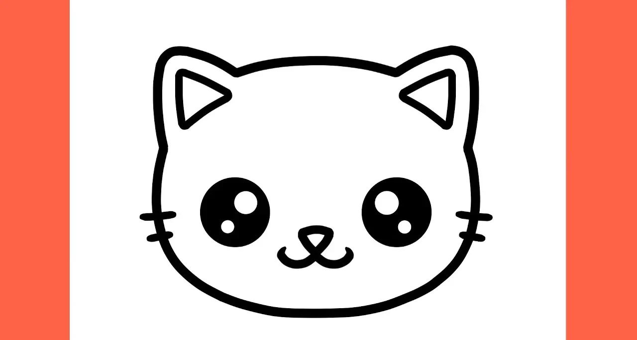 Explore the joy of creativity with this adorable baby cat drawing for kids! Let your little ones